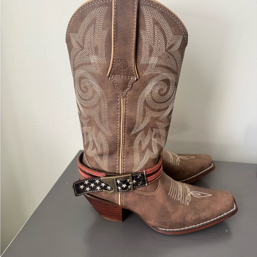 Durango Western Boots in Brown and Khaki